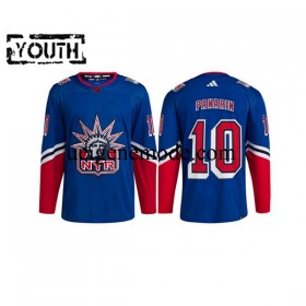 Kinder New York Rangers Eishockey Trikot Artemi Panarin 10 Adidas 2022-2023 Reverse Retro Blau Authentic
